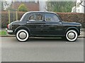 Fiat 1100 on Northway, Hampstead Garden Suburb