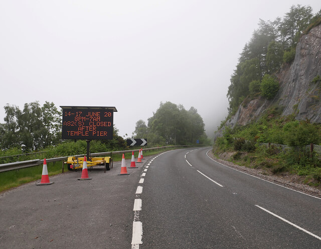 A82 road, by Loch Ness
