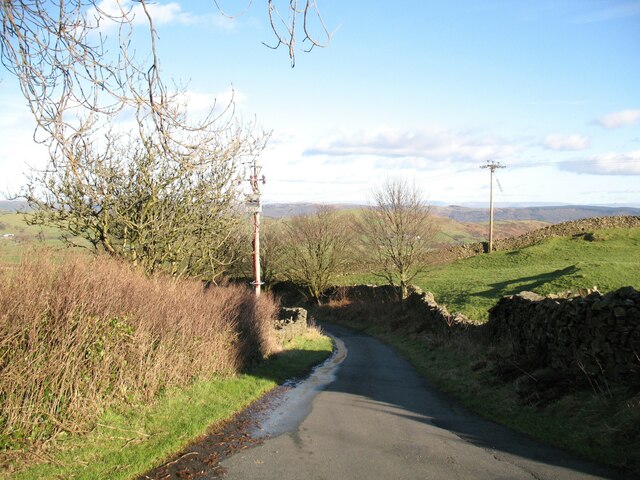 Road near Higher Lath Farm