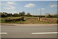 Land beside the A417 in Staunton