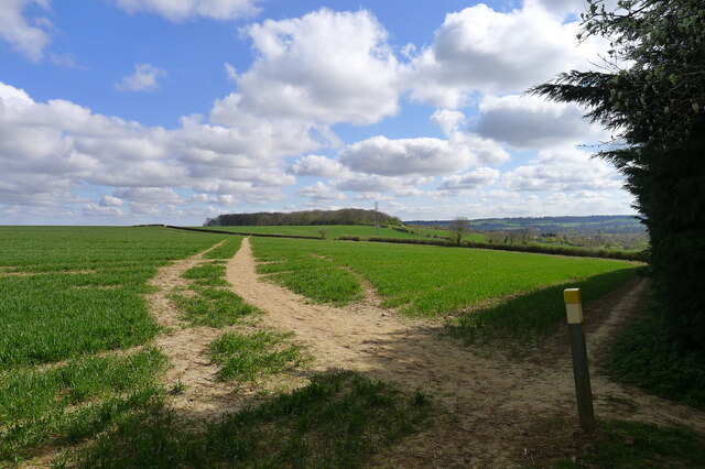 Footpath north-east from Great Gonerby