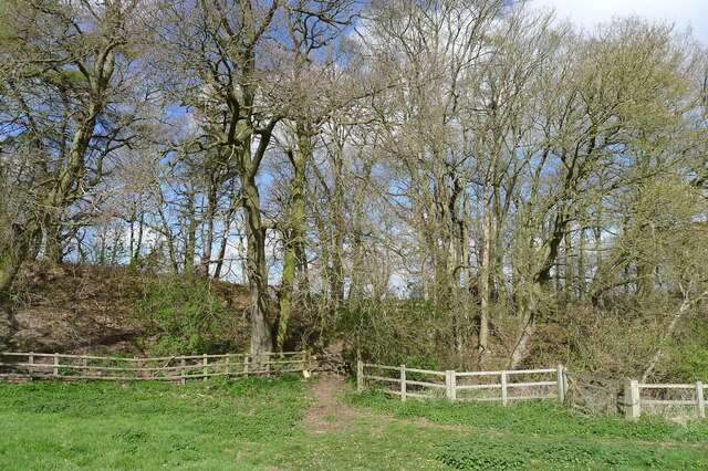 Footpath to Great Gonerby crossing over Peascliff Tunnel