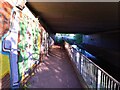 Footpath and River Sowe passing under A444 Jimmy Hill Way bridge