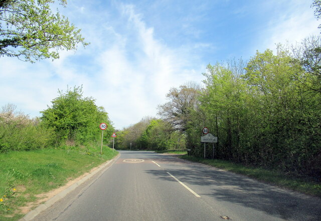 Leigh Sinton village sign on B4503