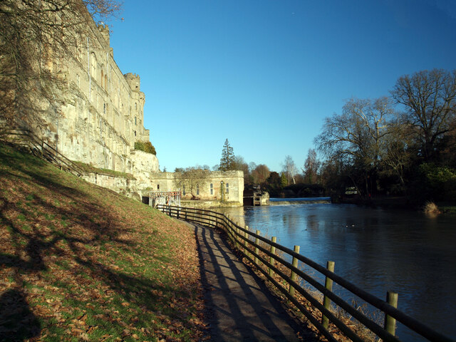 The River Avon by Warwick Castle