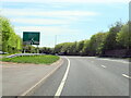 A4440 approaching the B4485 island