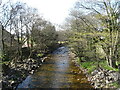 The Arkle Beck from Reeth Bridge