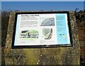 NZ1551 : Sign board for the old lime kilns by Robert Graham