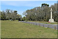 The green and war memorial at Lane End, Frensham