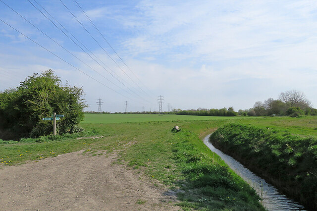 Four routes in the Cambridgeshire Fens