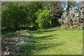 Start of footpath, Westwood Road Open Space, Westlands, Droitwich Spa, Worcs