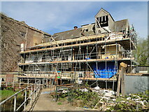 TM3288 : Earsham Mill undergoing extensive restoration by Adrian S Pye