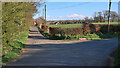 Road junction on Newton Road, Strathaven