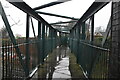 Footbridge across the railway line