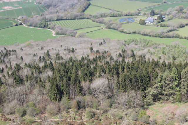 View towards Llwyn-Franc from Skirrid Fawr