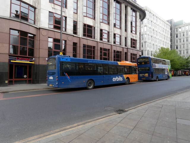 Buses on Lever Street