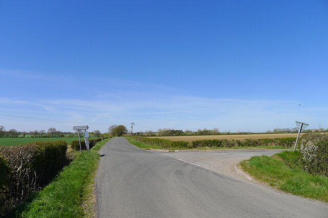 Road to Coppingford off Hamerton Road