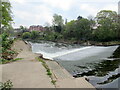 SJ5013 : Weir on the River Severn Shrewsbury by Roy Hughes
