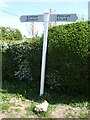 Signpost on Station Road