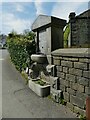 SE0423 : Drinking fountain, Stocks Lane, Sowerby by Stephen Craven