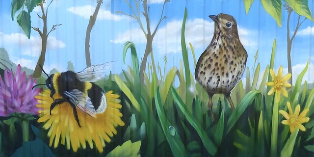 Mural at The Glade, Rogerstone (4)