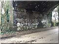 Anti-HS2 graffiti, Crackley Lane