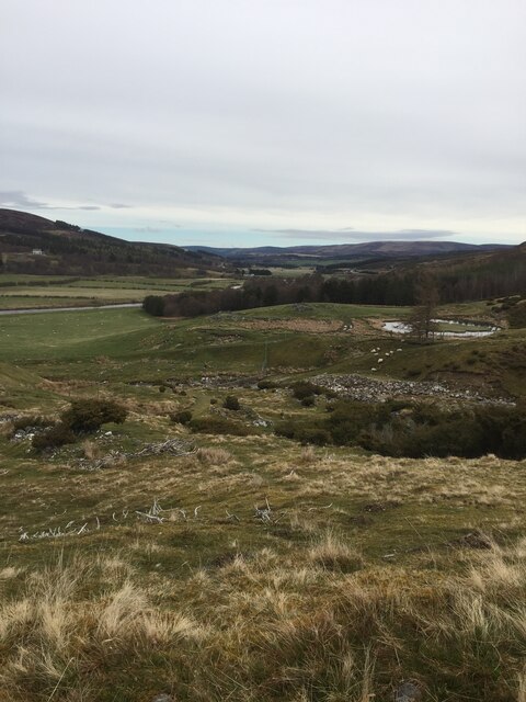 View towards the River Findhorn