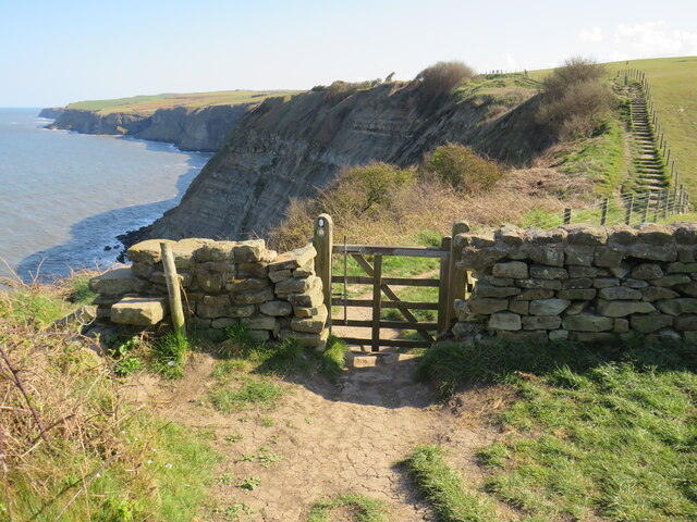 Gate on the path, near Hawsker