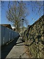 Footpath from Sowerby Bridge station to the town centre