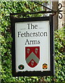 Sign for the Fetherston Arms, Kirkoswald