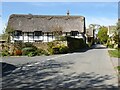 Thatched timber-framed cottage