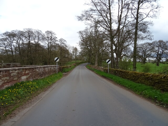 Minor road leaving Skirwith 