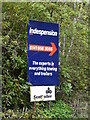 Sign for Indespension and Scottoiler