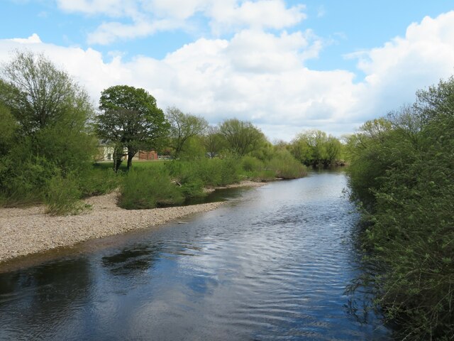 Downstream from Langton Bridge