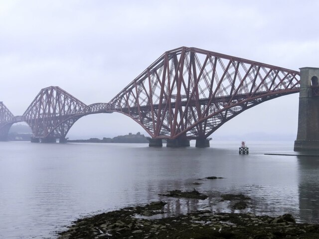 The Forth Railway Bridge at Queensferry