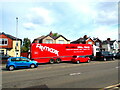 TK Maxx red lorry, Malpas, Newport