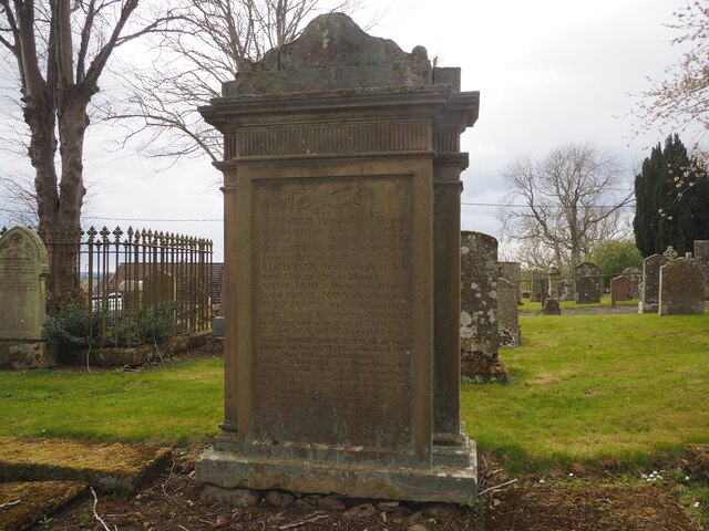 An extremely Large ancient Grave Stone in Gordon Kirkyard