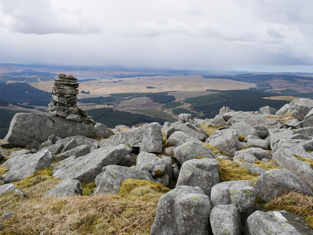 The cairn at Blue Stones, Cairnsmore of Carsphairn