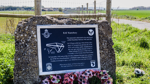 WWII Wiltshire: RAF Ramsbury - Memorial (1)