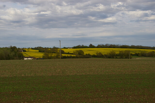 View across the Alde valley from the west