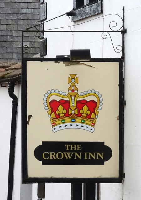 Sign for the Crown Inn, Kirkoswald