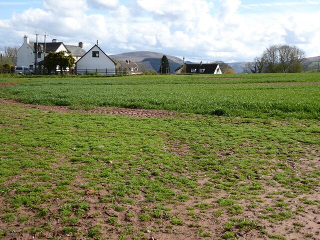 Farmland and houses at Pennorth