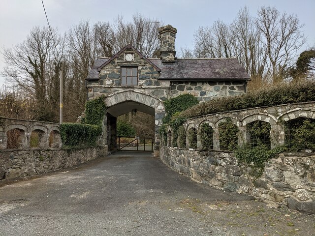 The Lodge Gate for Nannau estate