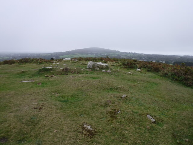 The summit of Godolphin Hill
