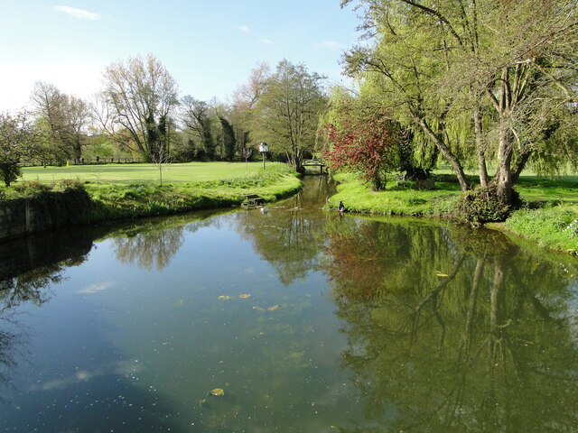 The millpond at Glevering watermill
