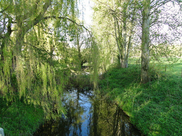 River Deben upstream at Cretingham bridge