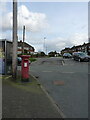 George VI postbox at a road junction