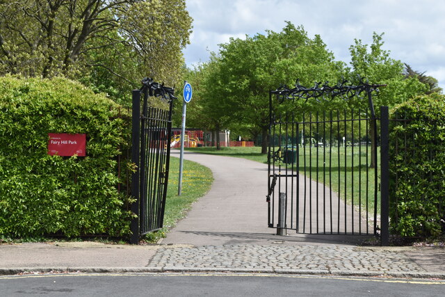Western gate of Fairy Hill Park