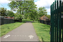 TQ4989 : The entrance to King George's Playing Fields, Collier Row by David Howard