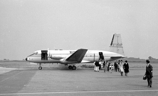 Skyways Coach Air G-ARRW at Lympne airport  1968